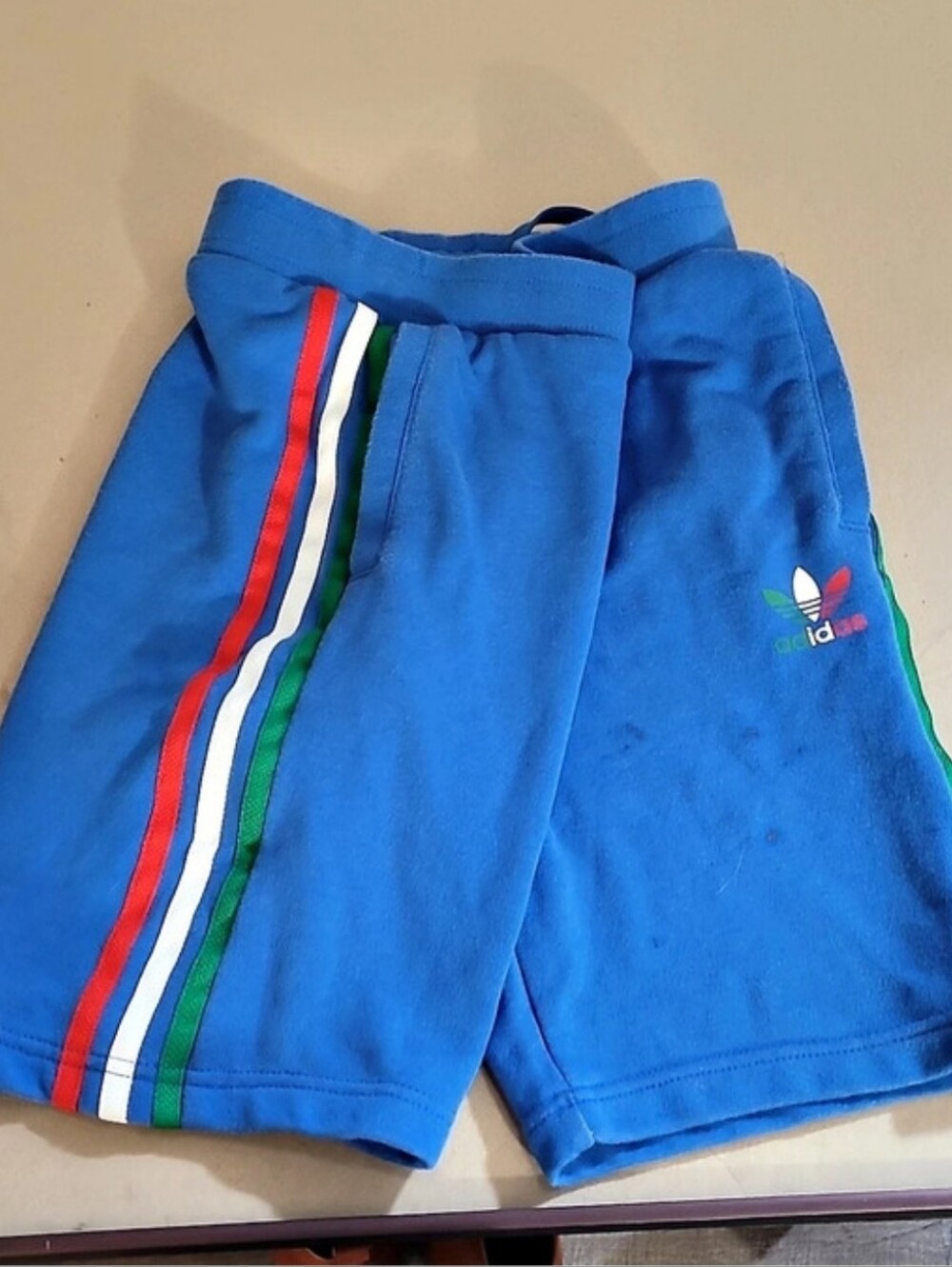 adidas Adicolor 70s Shorts Color Block Shorts in Blue & Green